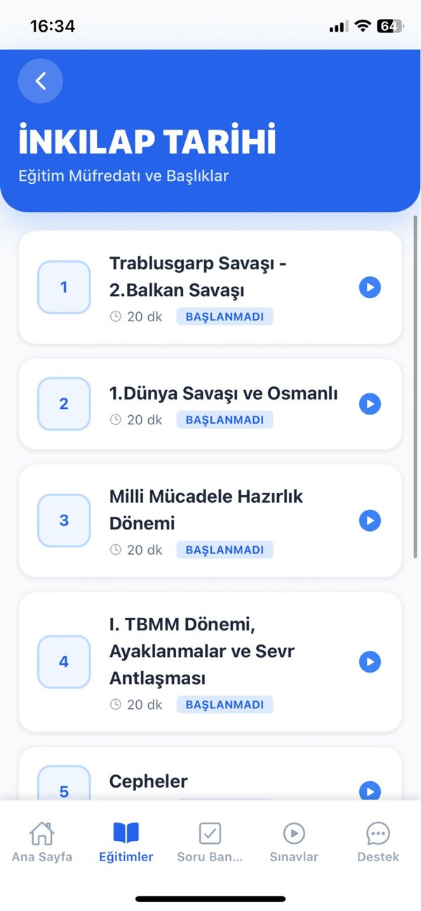 Komiserim Akademi Pro App Store ekran görüntüsü iki